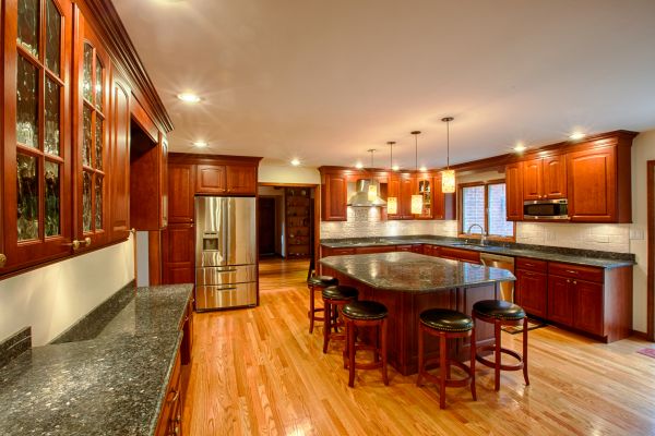 Cherry Kitchen Cabinet Repair in Richmond